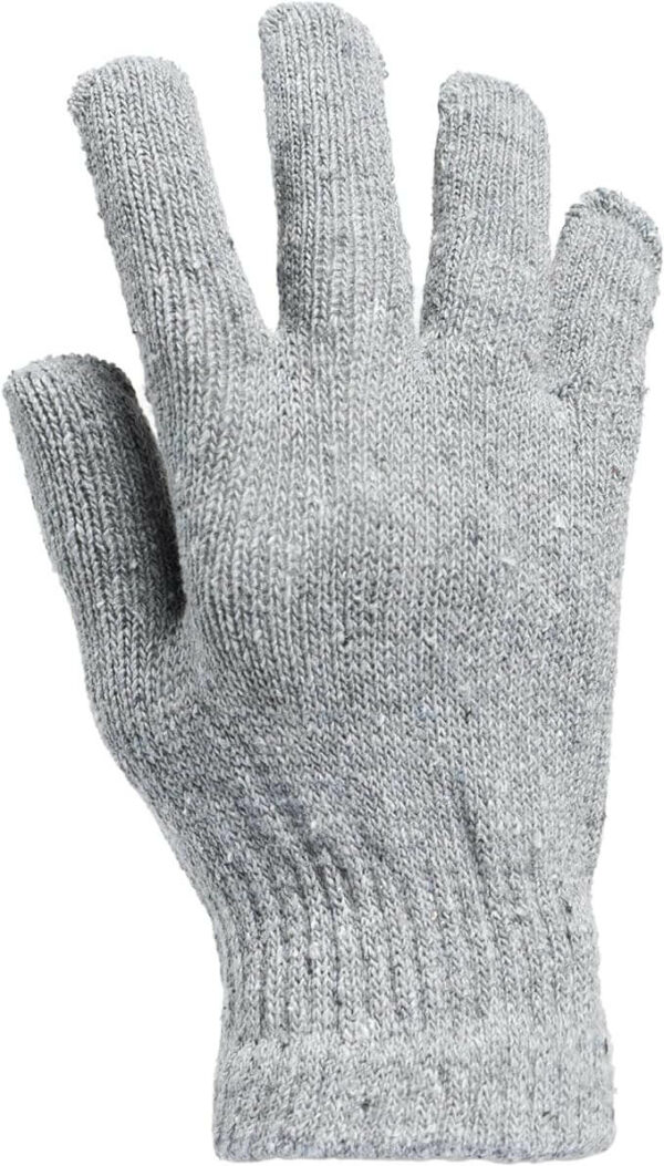 Light Grey Winter Gloves