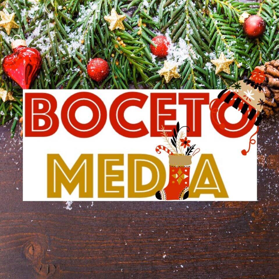 Boceto Media Logo (holiday style)