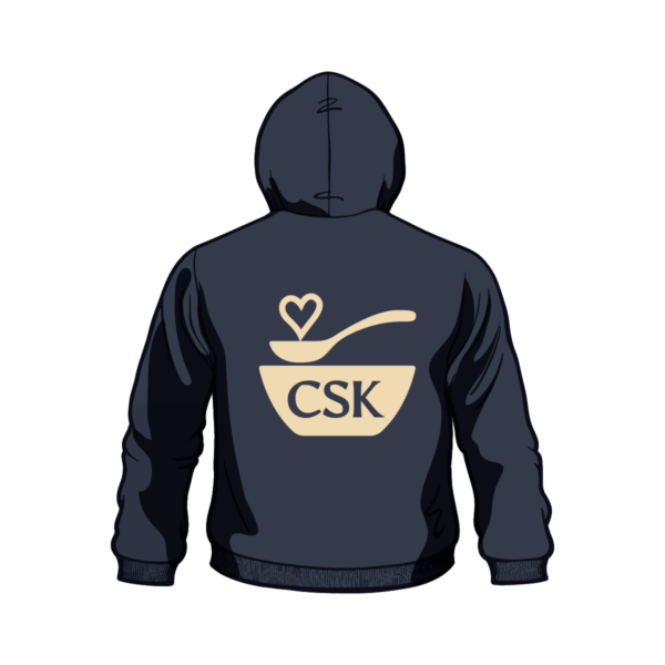 CSK hoodie, icon logo, blue