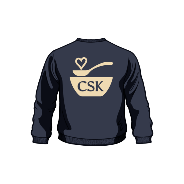 CSK Crewneck Sweatshirt, icon logo, blue